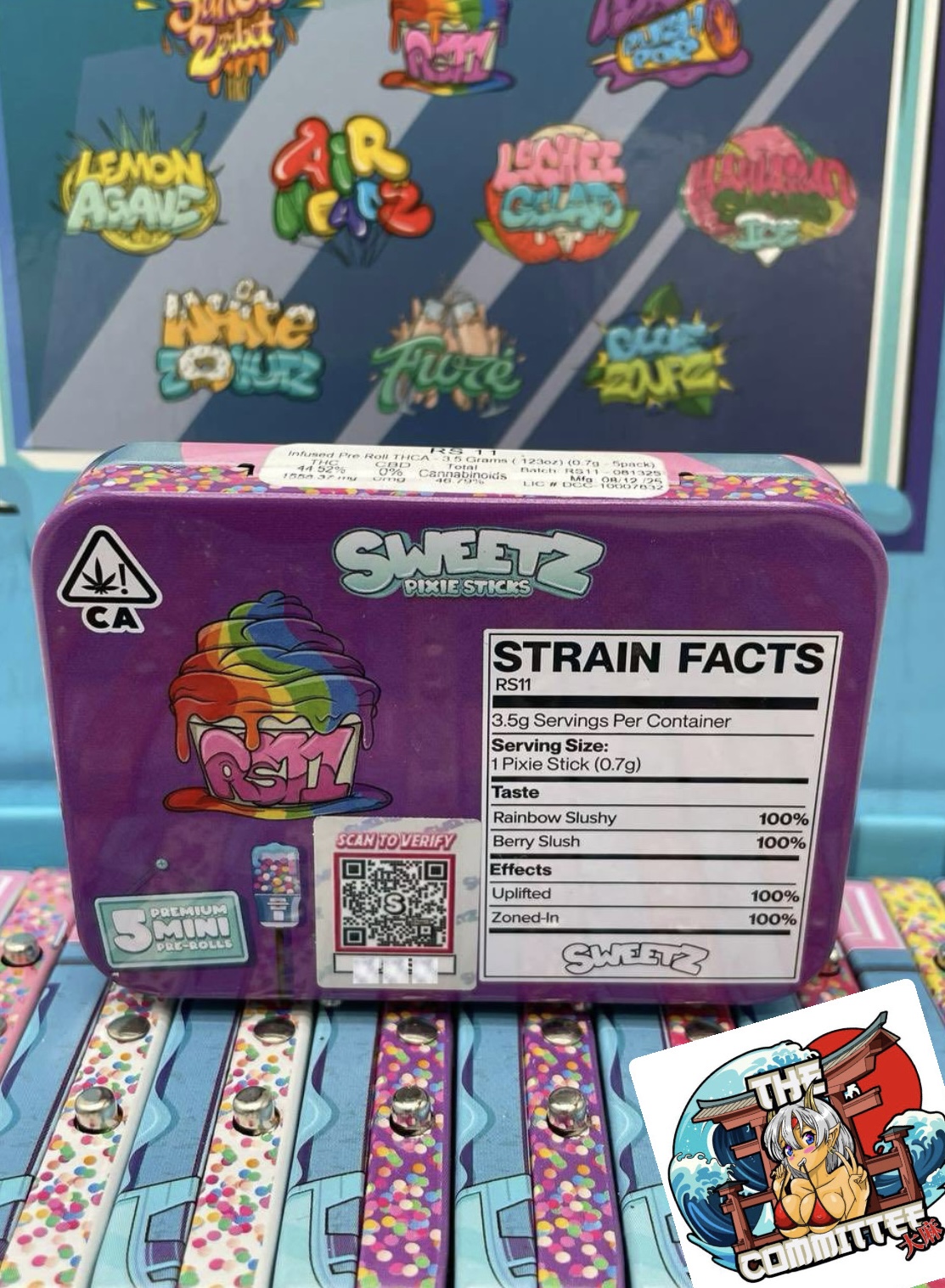 sweetz pixie sticks pre rolls