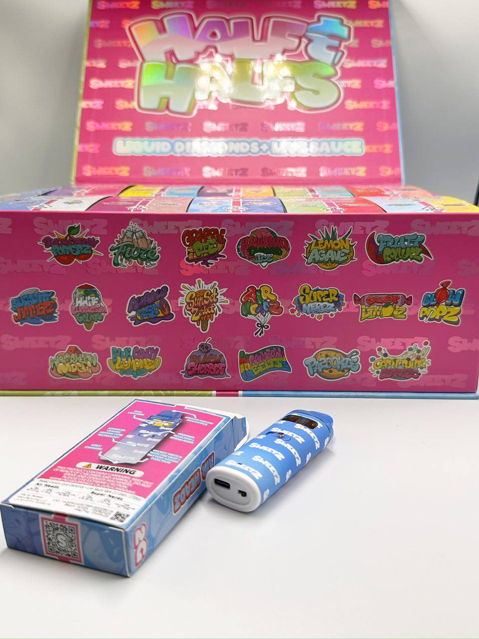 sweetz exotics half and halfs disposable