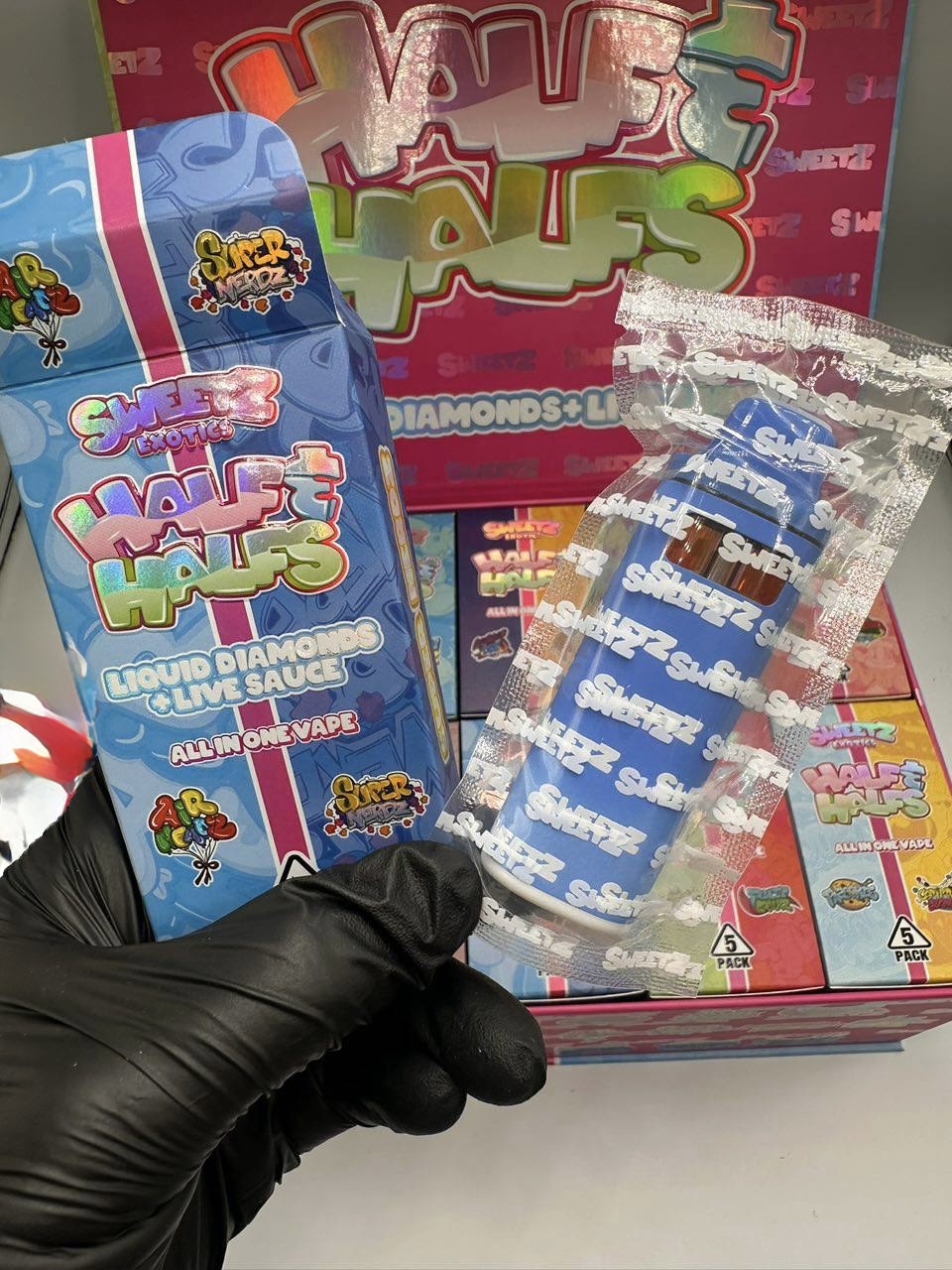 sweetz exotics half and halfs disposable