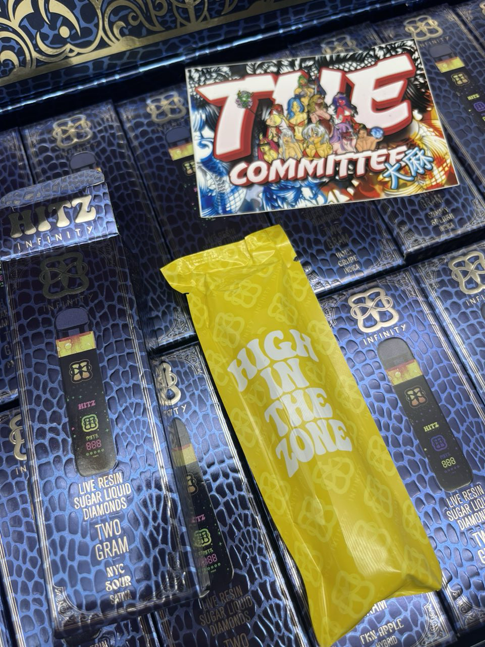 hitz disposable infinity blue label edition