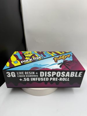 pack man x party boyz disposable