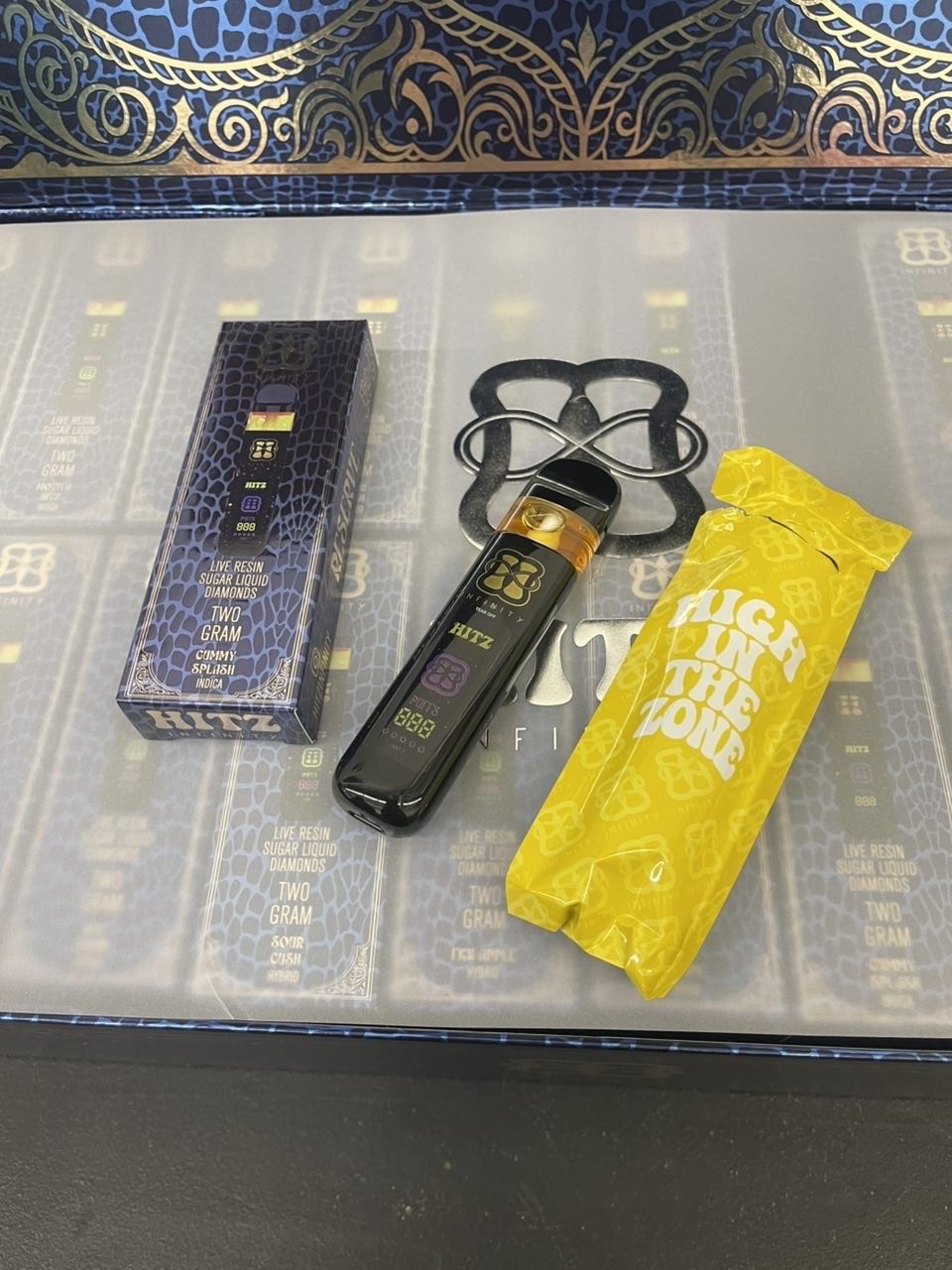 hitz disposable infinity blue label edition