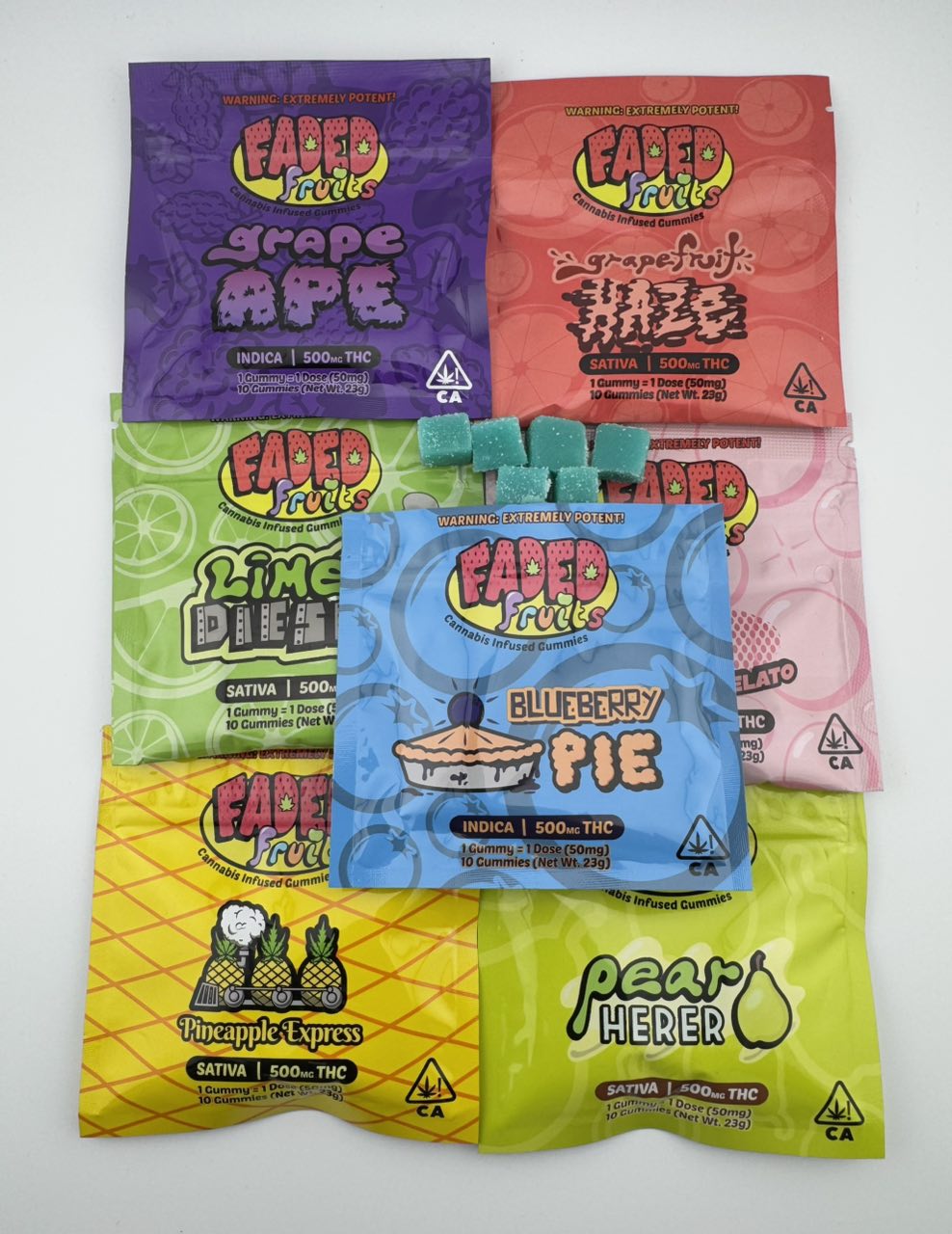 faded fruits gummies​