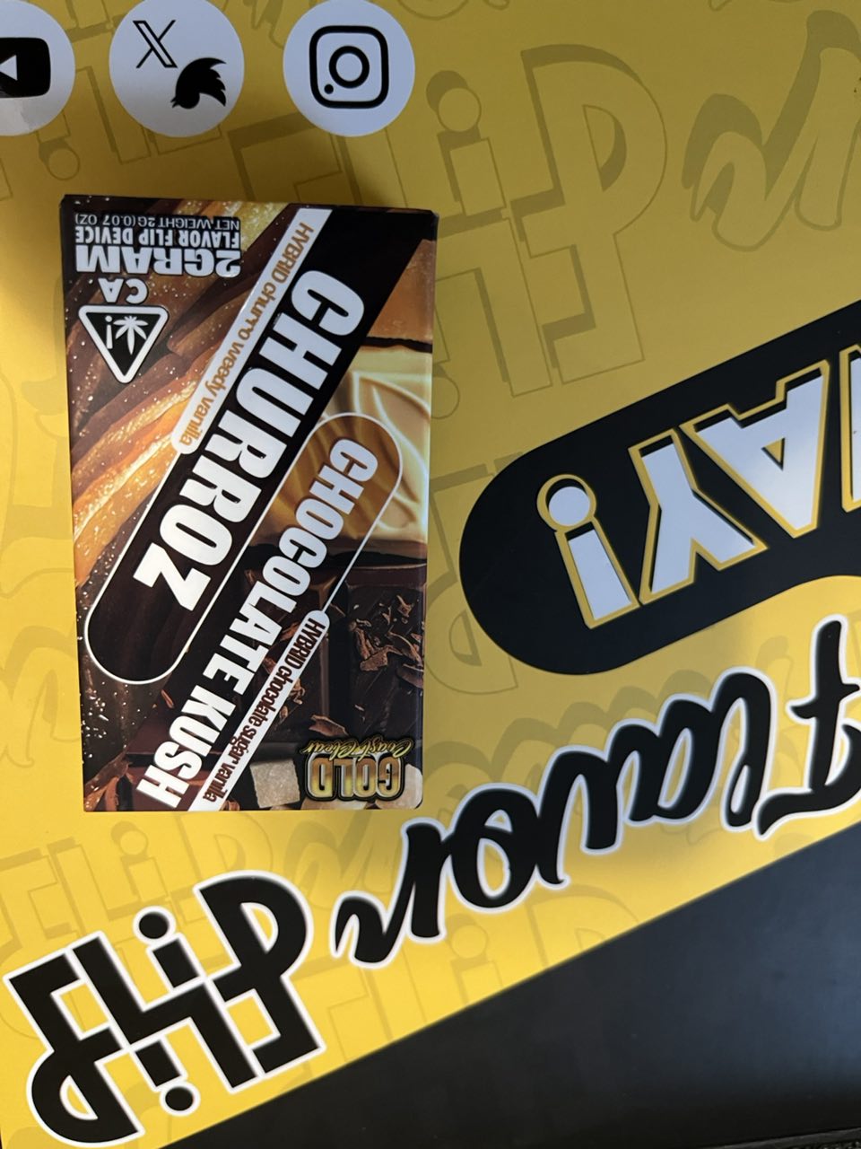 gold coast clear flavor flip disposable