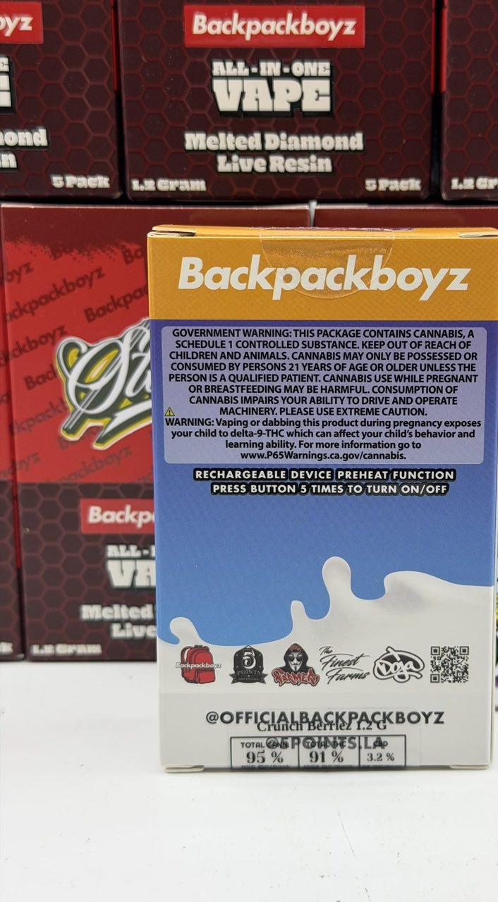 backpackboyz 1.2g disposable