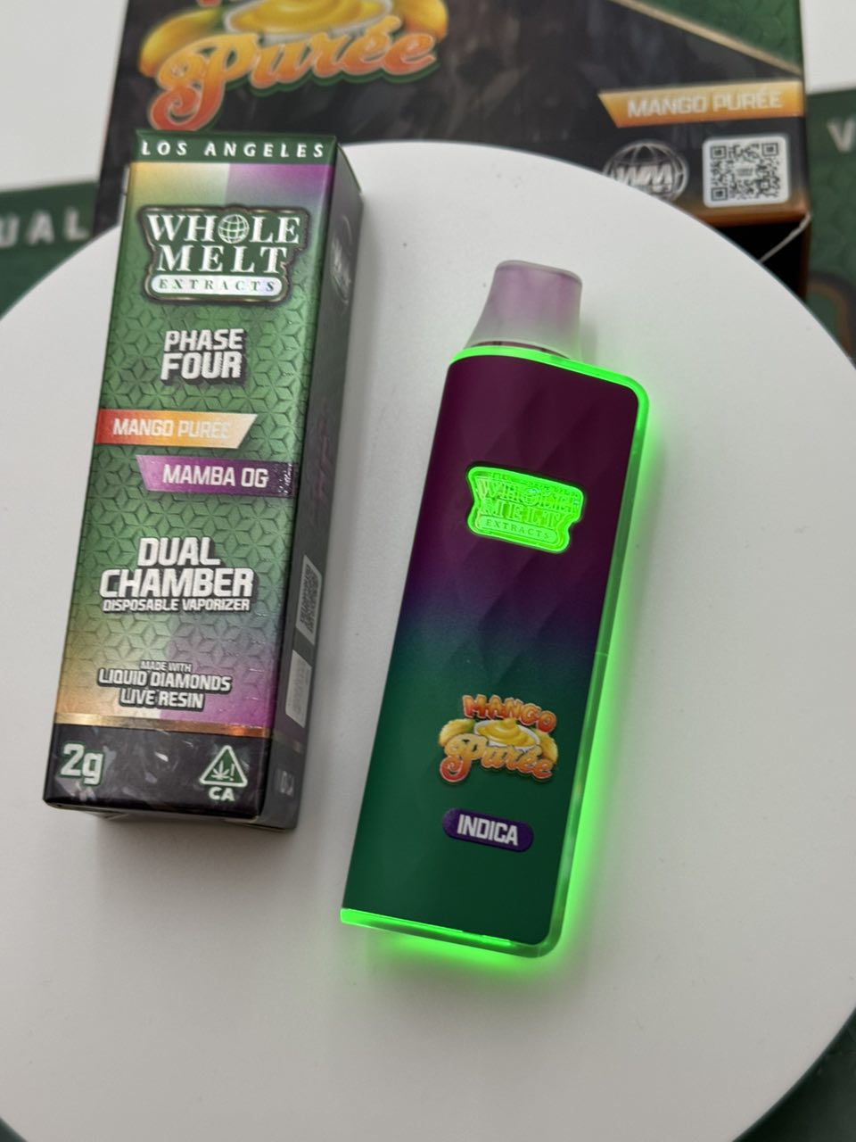 whole melt phase four dual chamber 2g disposable