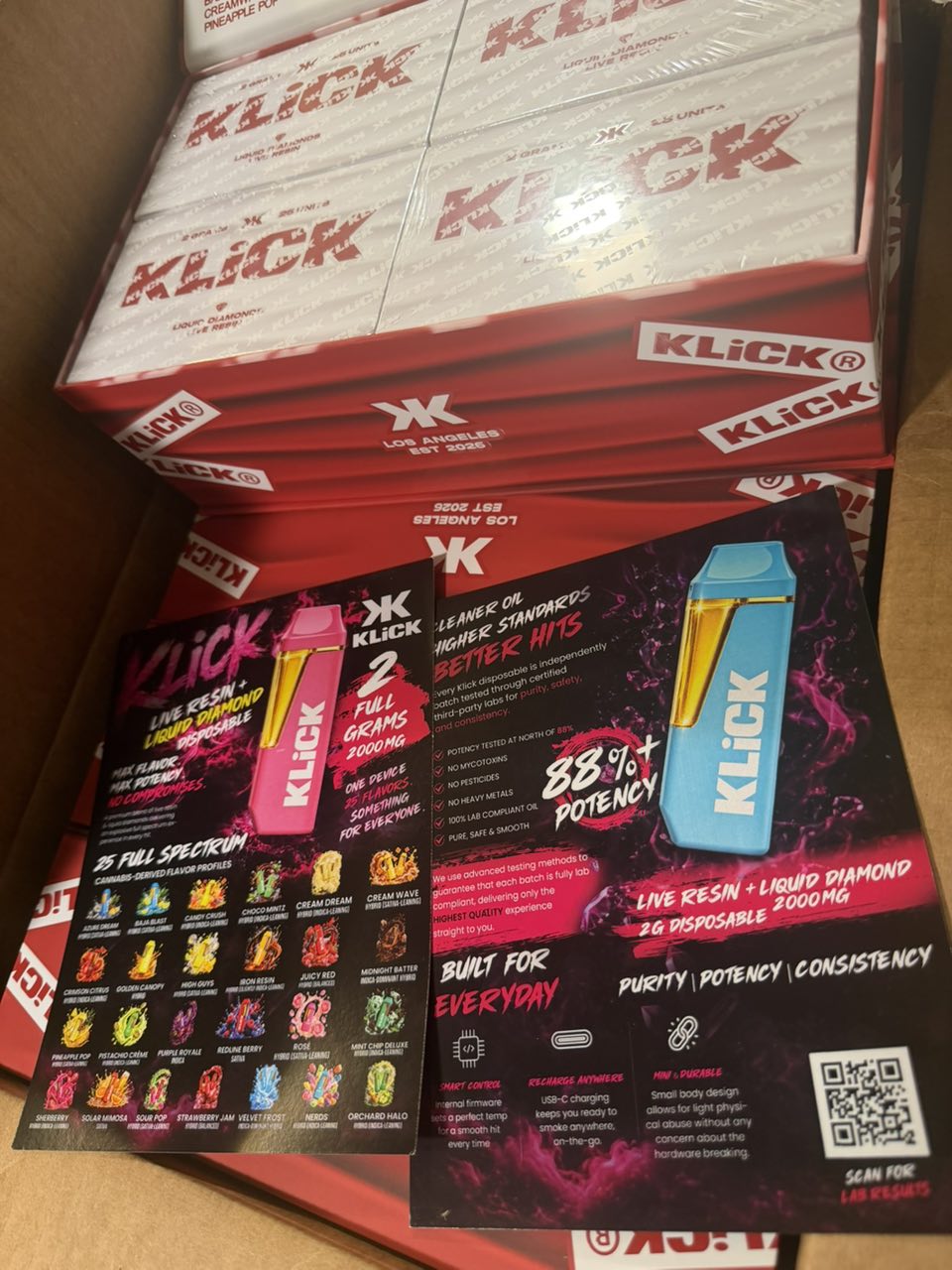 klick 2g disposable