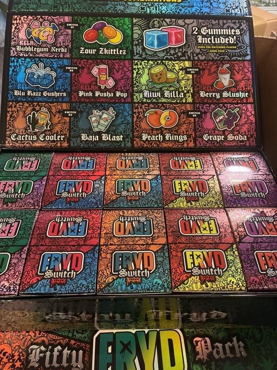 FRYD SWITCH 2G DISPOSABLE WITH GUMMIES