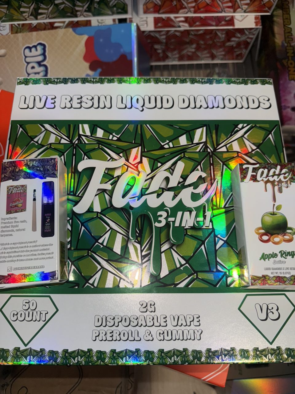 fade 3 in 1 disposable