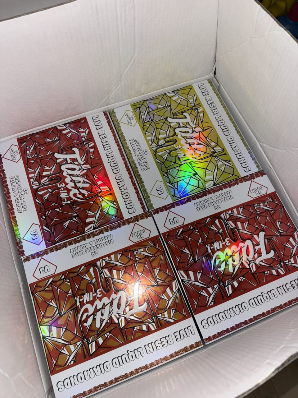 fade 3 in 1 disposable