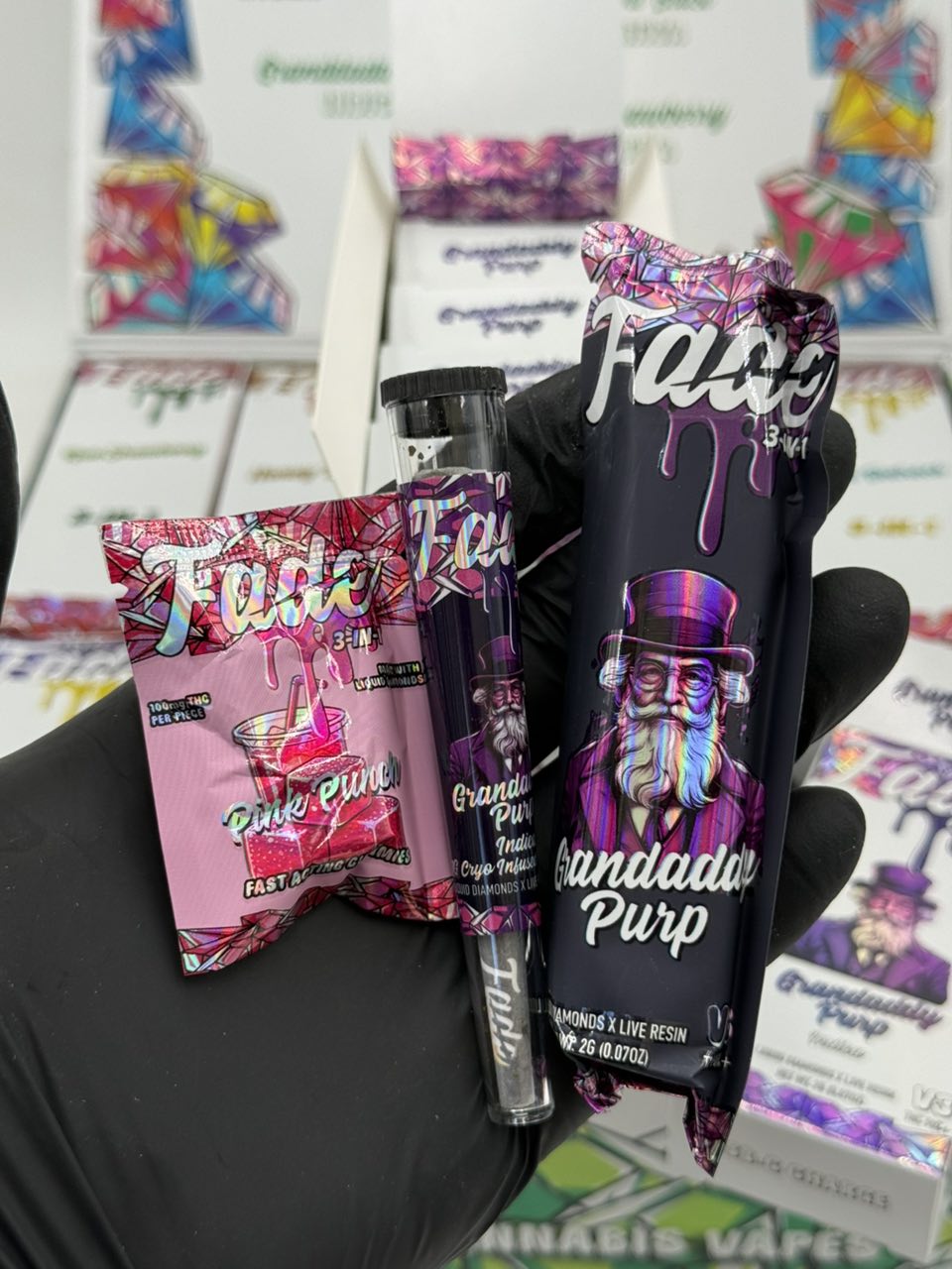 fade 3 in 1 disposable